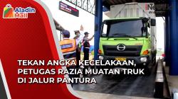 Video Tekan Angka Kecelakaan, Petugas Razia Muatan Truk di Jalur Pantura