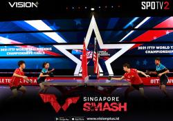 Kejuaraan Tenis Meja Super Bergengsi! Saksikan WTT Grand Smash Singapore di SPOTV Vision+