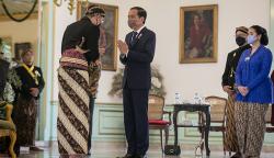 Presiden Jokowi Hadiri Jumenengan Mangkunagoro X