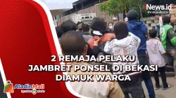 2 Remaja Pelaku Jambret Ponsel di Bekasi Diamuk Warga