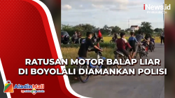 Ratusan Motor Balap Liar di Boyolali Diamankan Polisi