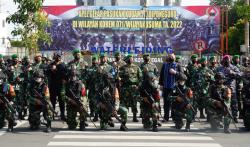 Latihan Pertempuran Kota di Tegal, Satgas Yonif 407/Padma Kusuma Tumpas Terorisme