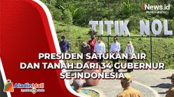 Satukan Air dan Tanah dari 34 Gubernur se-Indonesia, Presiden Jokowi Sebut Bentuk Kebhinekaan