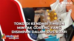 Diduga Lakukan Penimbunan, Toko di Kendari Simpan Minyak Goreng dalam Dus Buah
