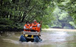 Jelang Kemah di IKN, Ganjar Susuri Wisata Mangrove dan Desa Inklusi di Kaltim