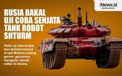 Infografis Rusia Akan Uji Coba Tank Robot Shturm, Spesialisasi Perang Kota