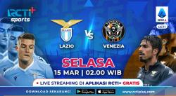 Link Live Streaming Lazio Vs Venezia di RCTI+ Dini Hari Nanti