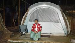 Menunggu hingga Malam, Warga Sepaku Kecewa Tak Bisa Lihat Jokowi Kemah