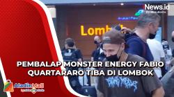 Pembalap Monster Energy Fabio Quartararo Tiba di Lombok