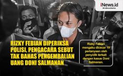 Infografis Rizky Febian Diperiksa Polisi, Pengacara Sebut Tak Bahas Pengembalian Uang Doni Salmanan