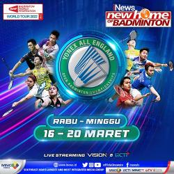 Saksikan Perjuangan Pebulu Tangkis Indonesia All England 2022 Hari ini! Live di iNews