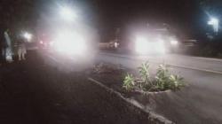 Rawan Kecelakaan, Warga Desak Pemerintah Perbaiki Jalan Semarang-Yogyakarta di Secang