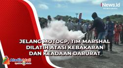 Jelang MotoGP, Tim Marshal Dilatih Atasi Kebakaran dan Keadaan Darurat