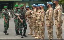 Pangdam II Sriwijaya Sambut Kepulangan Satgas Kontingen Garuda 