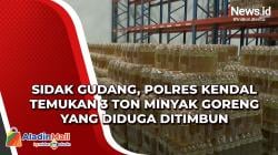 Sidak Gudang, Polres Kendal Temukan 3 Ton Minyak Goreng yang Diduga Ditimbun