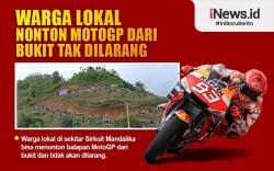 Warga Lokal Tak Punya Tiket MotoGP Bisa Nonton di Bukit Tanpa Diusir Petugas