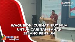 Jelang Pensiun, Wagub DKI Curhat Ikut MLM untuk Cari Tambahan