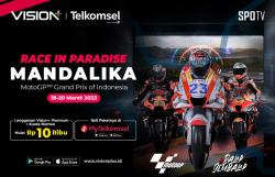 Paket Bundling Vision+ x Telkomsel, Lebih Hemat Nonton MotoGP Mandalika