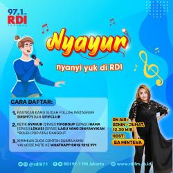 Yuk Karaoke di Radio RDI dan Raih Hadiah Jutaan Rupiah, Cek di Sini Caranya!
