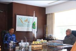 Temui Gubernur Kaltim, Danlanud Dhomber Bahas Pengamanan Udara IKN Nusantara