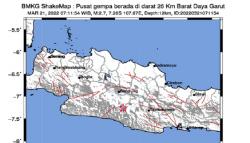 BMKG Minta Masyarakat Waspadai Kemungkinan Gempa Susulan di Garut<