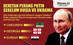 Infografis Deretan Perang Putin Sebelum Rusia Vs Ukraina
