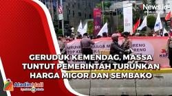 Geruduk Kemendag, Massa Tuntut Pemerintah Turunkan Harga Migor dan Sembako