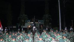 Suasana Khidmat Tradisi HUT ke-69 Yonif Raider 400/BR