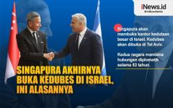 Infografis Singapura Akan Buka Kedubes di Israel
