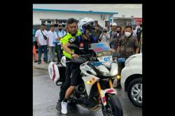 Kisah Polisi yang Dibonceng Pembalap MotorGP Pakai Motor Dinas PJR