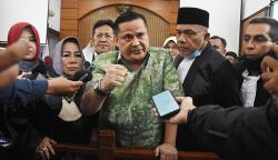 Ekspresi Napoleon Bonaparte Jalani Sidang Penganiayaan Napi Penista Agama M Kace