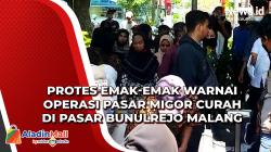 Protes Emak-Emak Warnai Operasi Pasar Migor Curah di Pasar Bunulrejo Malang