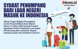 Infografis Syarat Penumpang dari Luar Negeri Masuk ke Indonesia