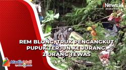 Rem Blong, Truk Pengangkut Pupuk Terjun ke Jurang di Wonosobo, 2 Orang Tewas