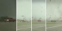 Viral Mobil Pikap Berguling-guling Disapu Angin Tornado, Ajaib Pengendara Selamat