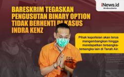 Infografis Bareskrim Tegaskan Pengusutan Binary Option Tak Berhenti di Kasus Indra Kenz
