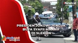 Video Presiden Jokowi Jenguk Buya Syafii Maarif di Sleman
