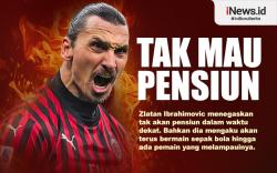Infografis Zlatan Ibrahimovic Tak Mau Pensiun dari Sepak Bola