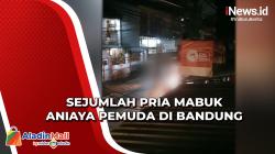 Sejumlah Pria Mabuk Aniaya Pemuda di Bandung<