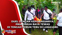 Duel dengan Keponakannya, Pria Paruh Baya Tewas di Tengah Kebun Tebu di Lumajang