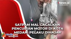 Video Viral Satpam Mal Gagalkan Pencurian Motor di Kota Medan 