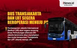 Infografis Bus Transjakarta dan LRT Segera Beroperasi Menuju JIS 