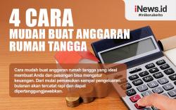 Infografis 4 Cara Mudah Buat Anggaran Rumah Tangga