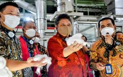 Menko Airlangga Resmikan Groundbreaking Investasi Industri Pulp and Paper di Riau