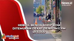 Heboh, Benda Mirip Bom Ditemukan Dekat Denpom CPM di Solo