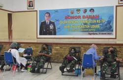 Sambut HUT TNI AU ke-76, Lanud Adisutjipto Gelar Donor Darah