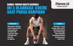 Infografis 5 Olahraga Cocok saat Puasa Ramadan