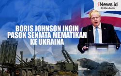 PM Inggris Johnson Bakal Pasok Senjata Lebih Mematikan ke Ukraina