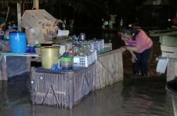 Sungai Kaligawe Meluap, Objek Wisata Kebonpring Terendam Banjir Setengah Meter