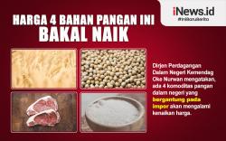 Infografis 4 Bahan Pangan Ini Bakal Naik